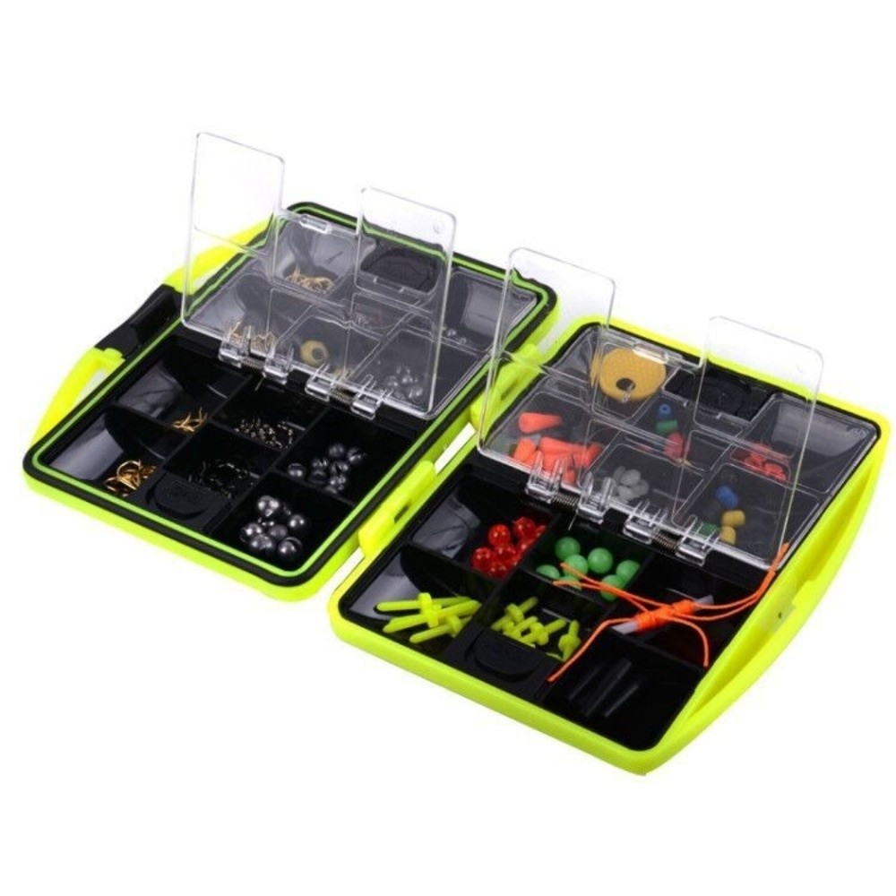 Fishing Hook Box - 184pcs Perlengkapan Memancing Set Kail Pemberat
