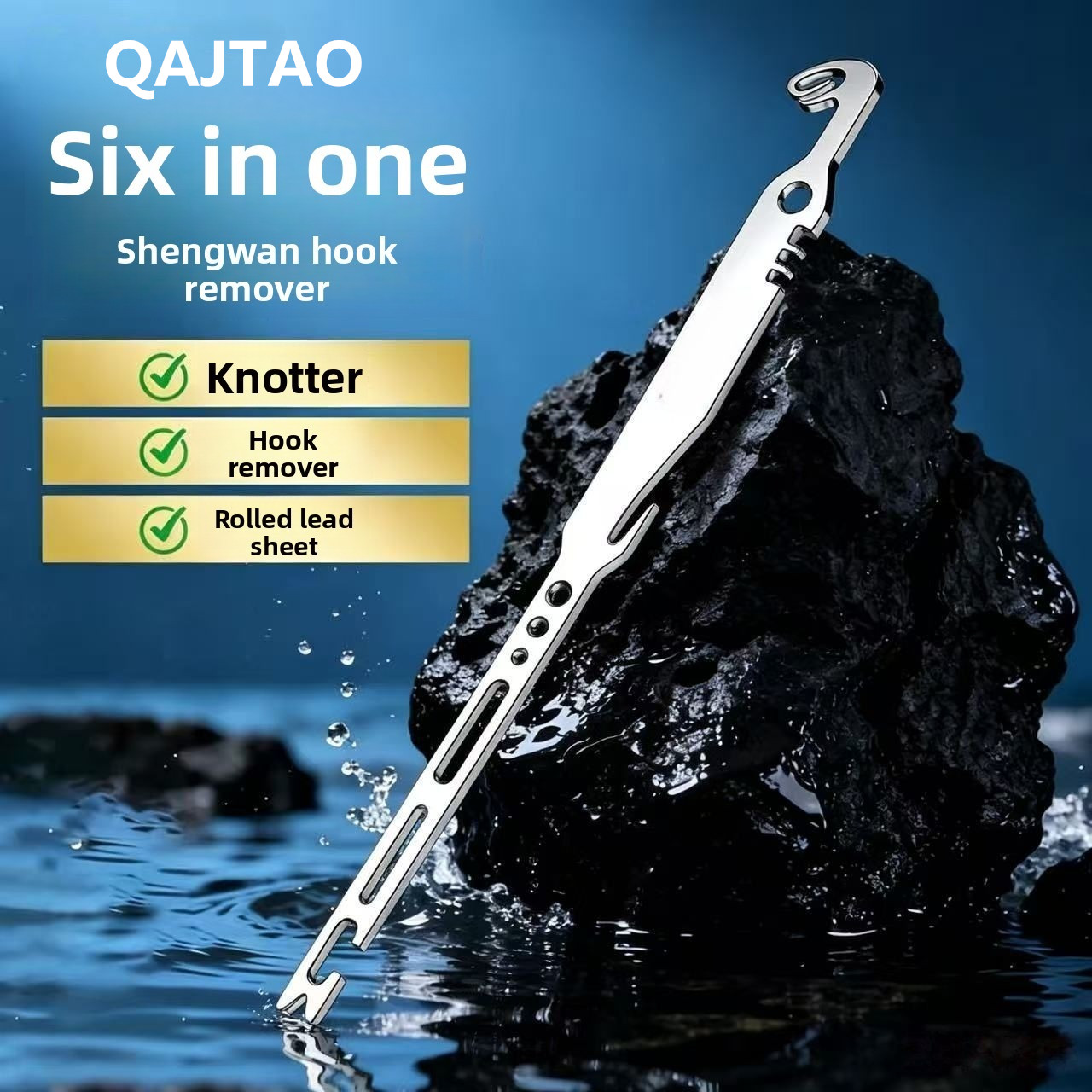 Fishing Hook Sharpener - QAJTAO 4 Buah Alat Pembuka Kail