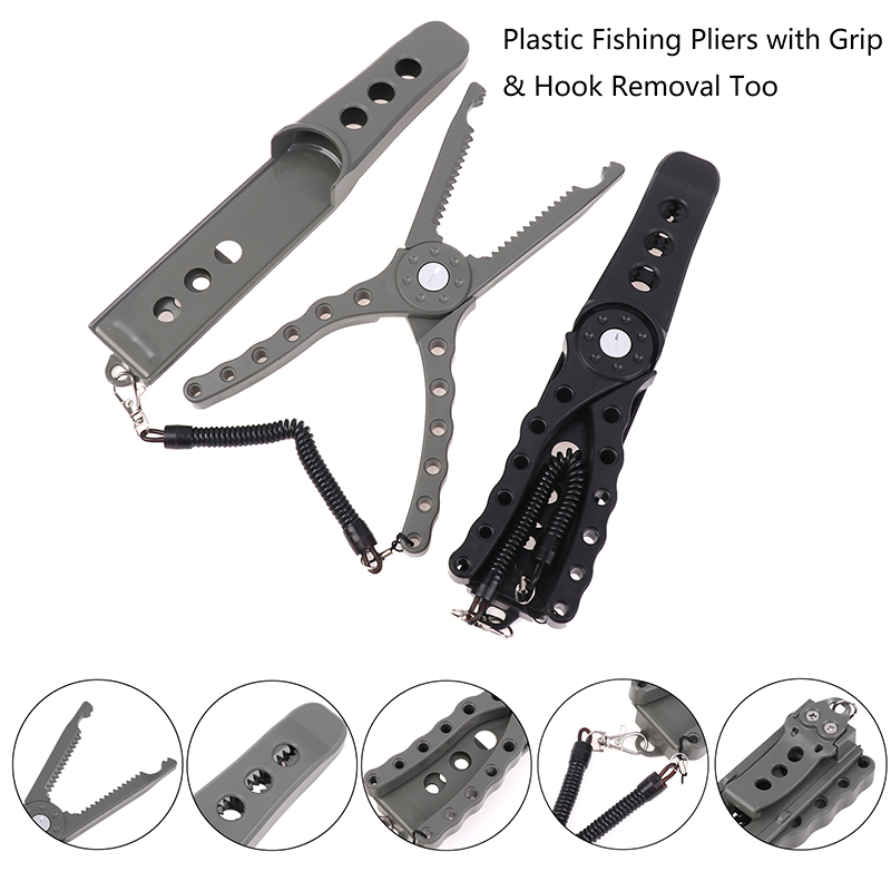 【F】Tang Pancing Plastik dengan - Fishing Hook Sharpener ulasan dan harga