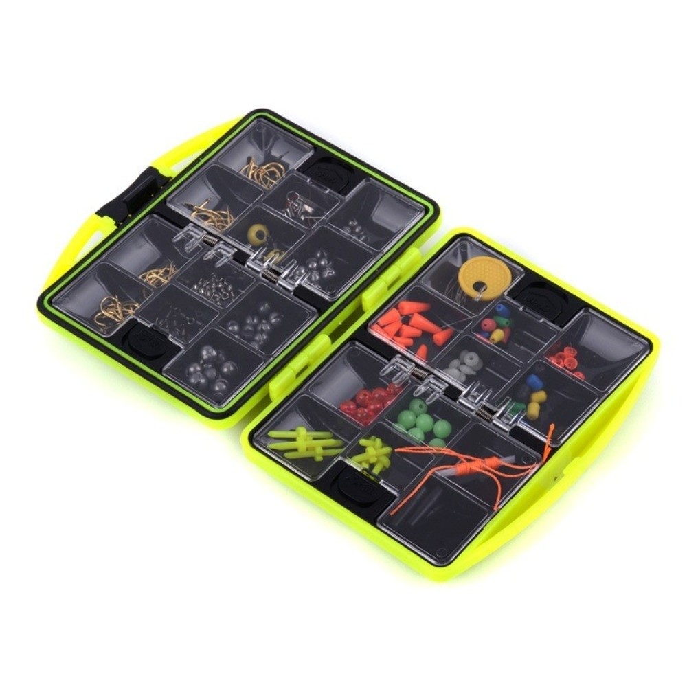 184pcs Perlengkapan Memancing  - Fishing Hook Box ulasan dan harga